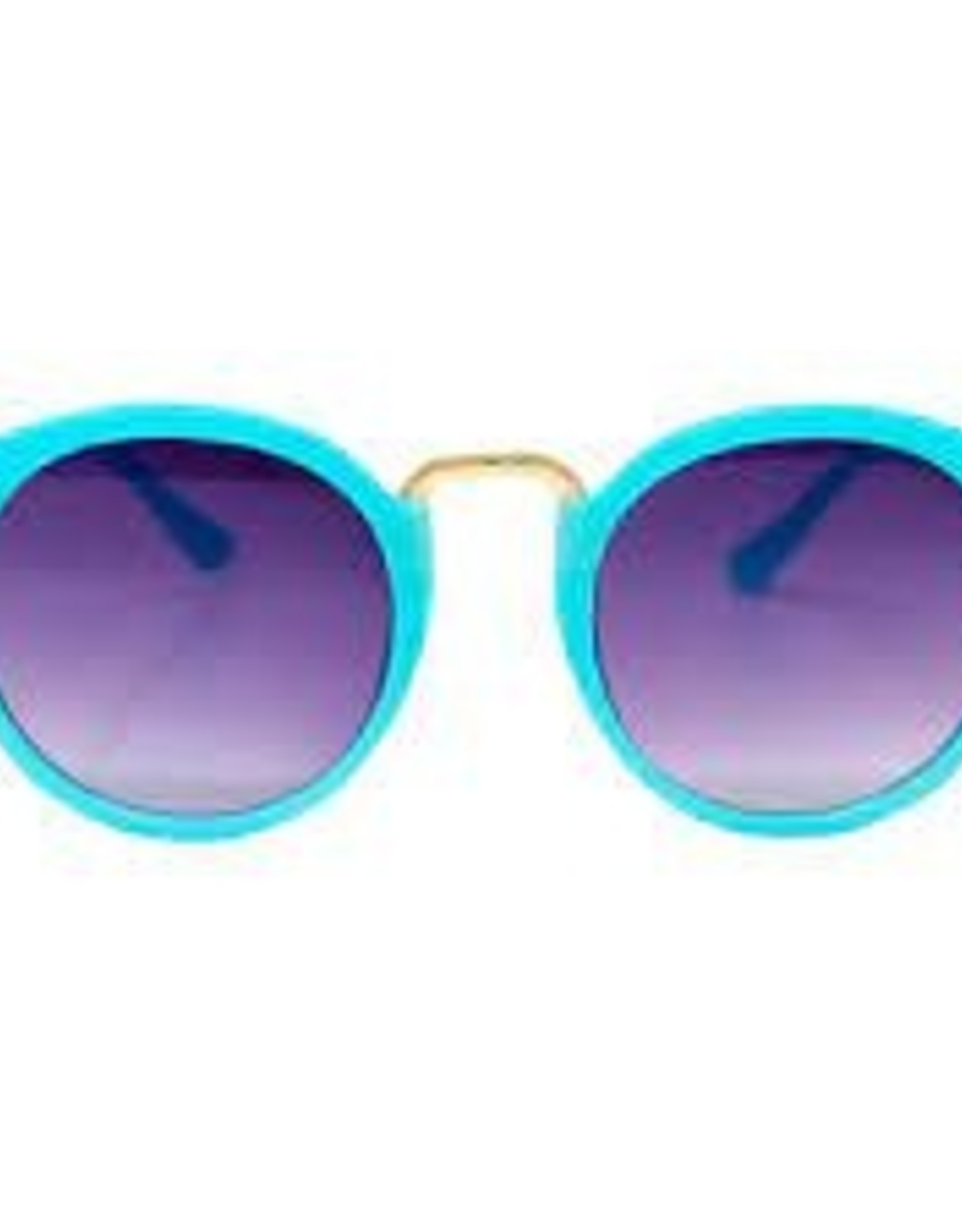 Zomi Gems Retro Cat Sunglasses - Teal