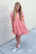 Listicle Mandy Dress in Coral