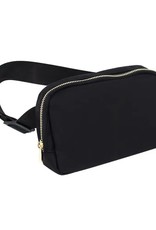 Varsity Collection Black Fannie Waist Pack Bag