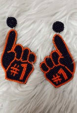 #1 Hand Auburn Earring