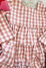 Honeydew Tenley Dress in Mauve Gingham