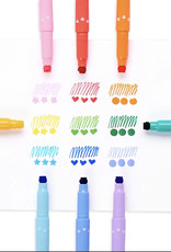 ooly Confetti Stamp Double-Ended Markers