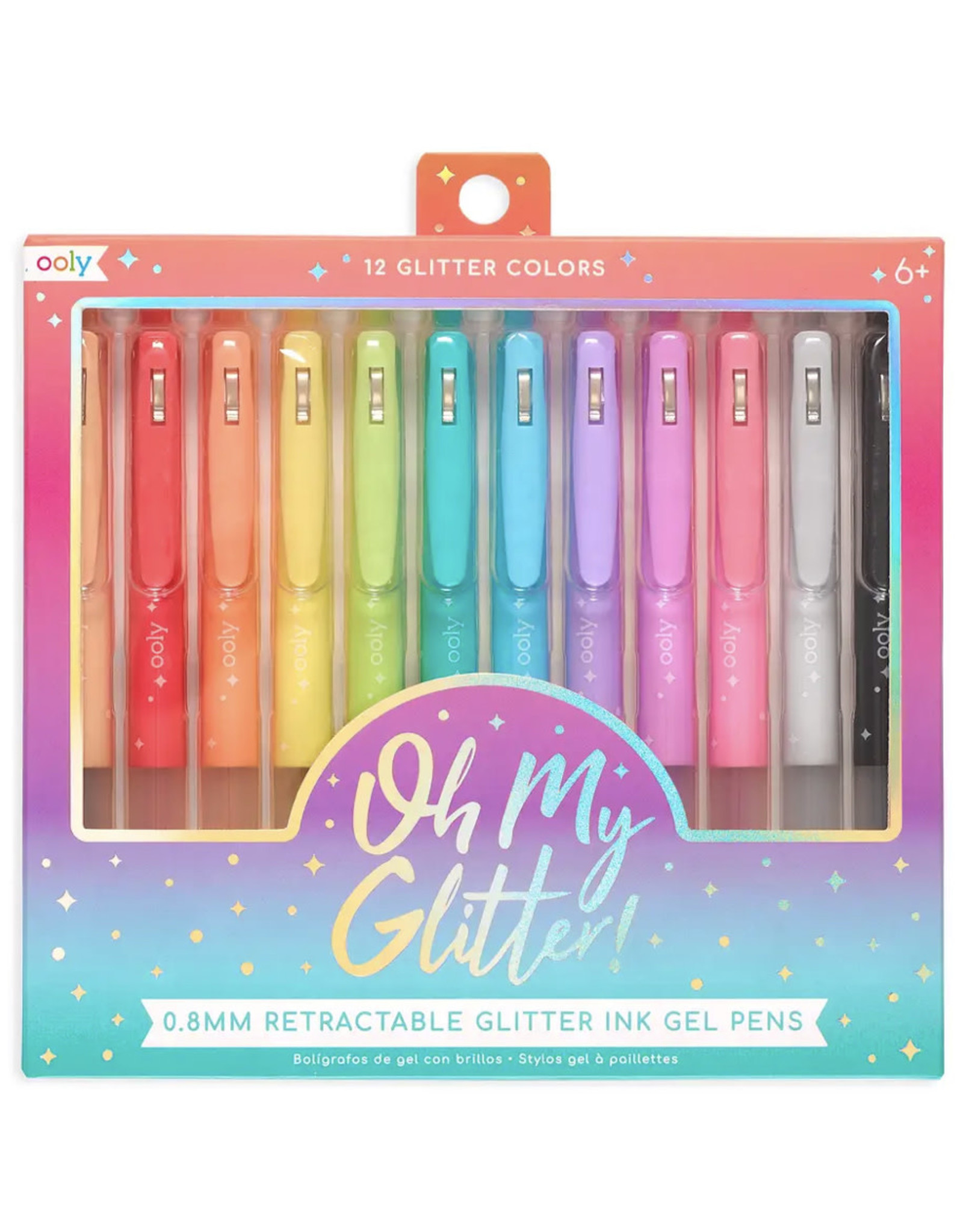 ooly Oh My Glitter! Retractable Glitter Gel Pens