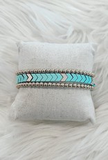 Mint Metal Arrow Bracelet Set