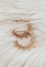 Spiked Hoop Earring