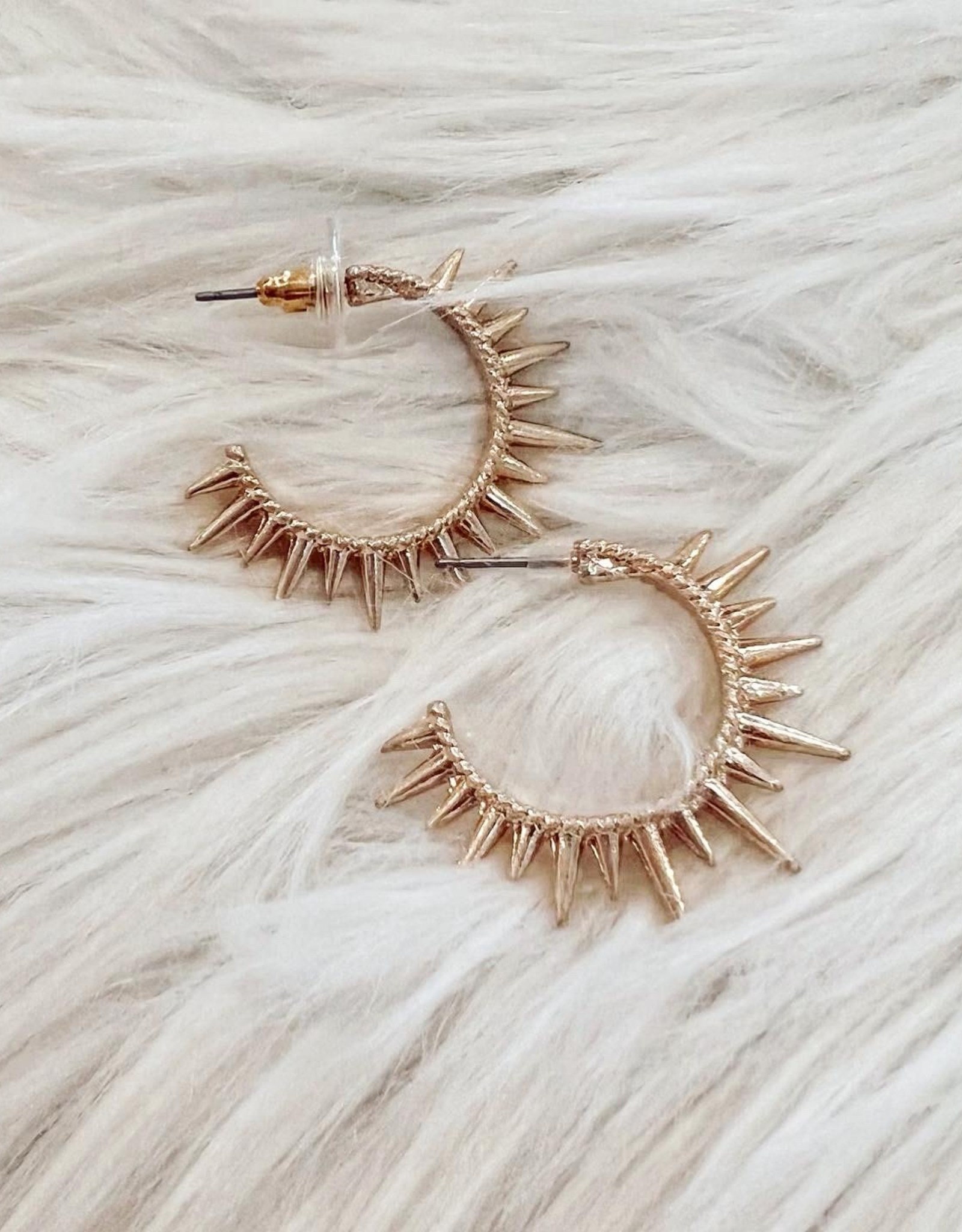 Spiked Hoop Earring