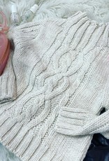 Mayoral Rachel Cable Knit Sweater in Cream