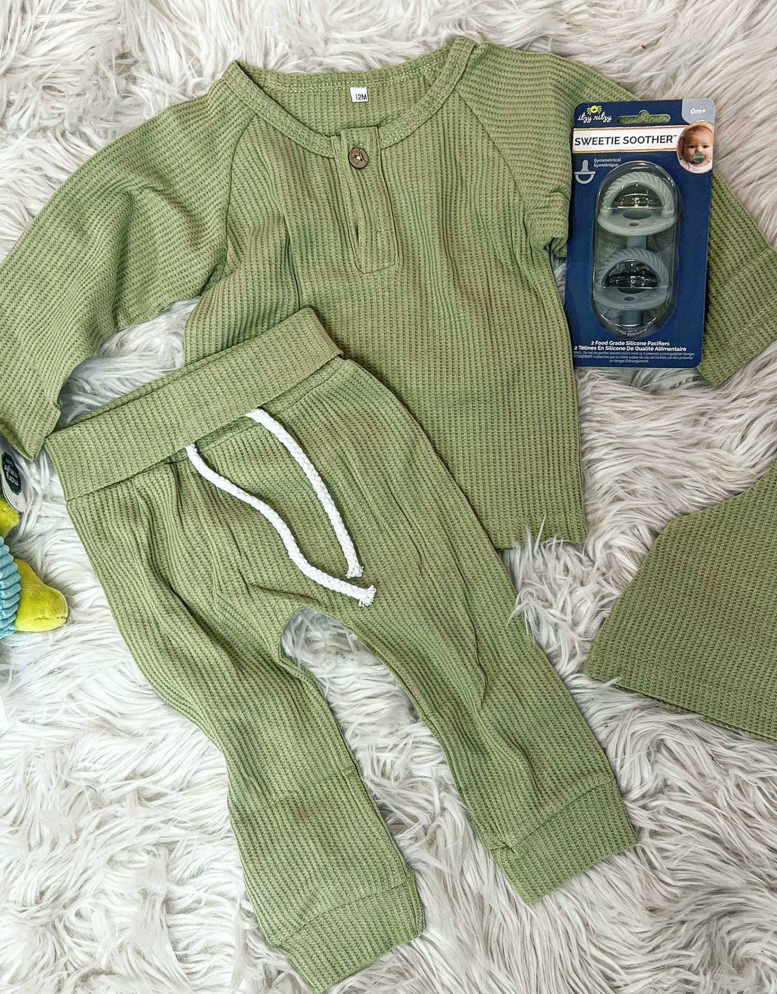 Honeydew Noah 3 Piece Set in Sage