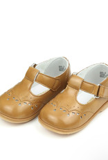 L'AMOUR Birdie T- Strap Stitched Mary Jane in Mustard