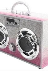 Trend Tech Pink Bling BoomBox