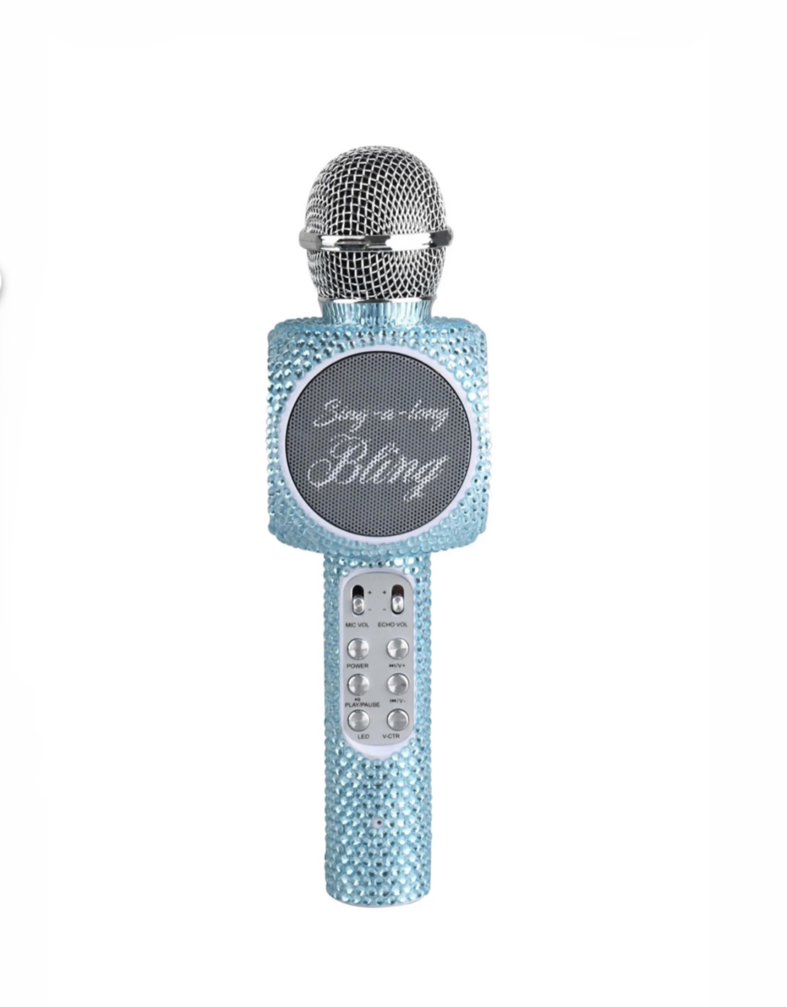 Trend Tech Sing Along Bling Aqua Microphone