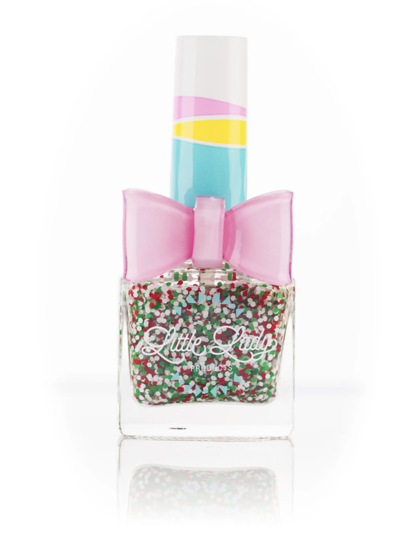 Little Lady Christmas Peppermint Sprinkle Nail Polish