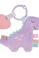 Itzy Ritzy Lilac Dino Itzy Pal™ Plush + Teether