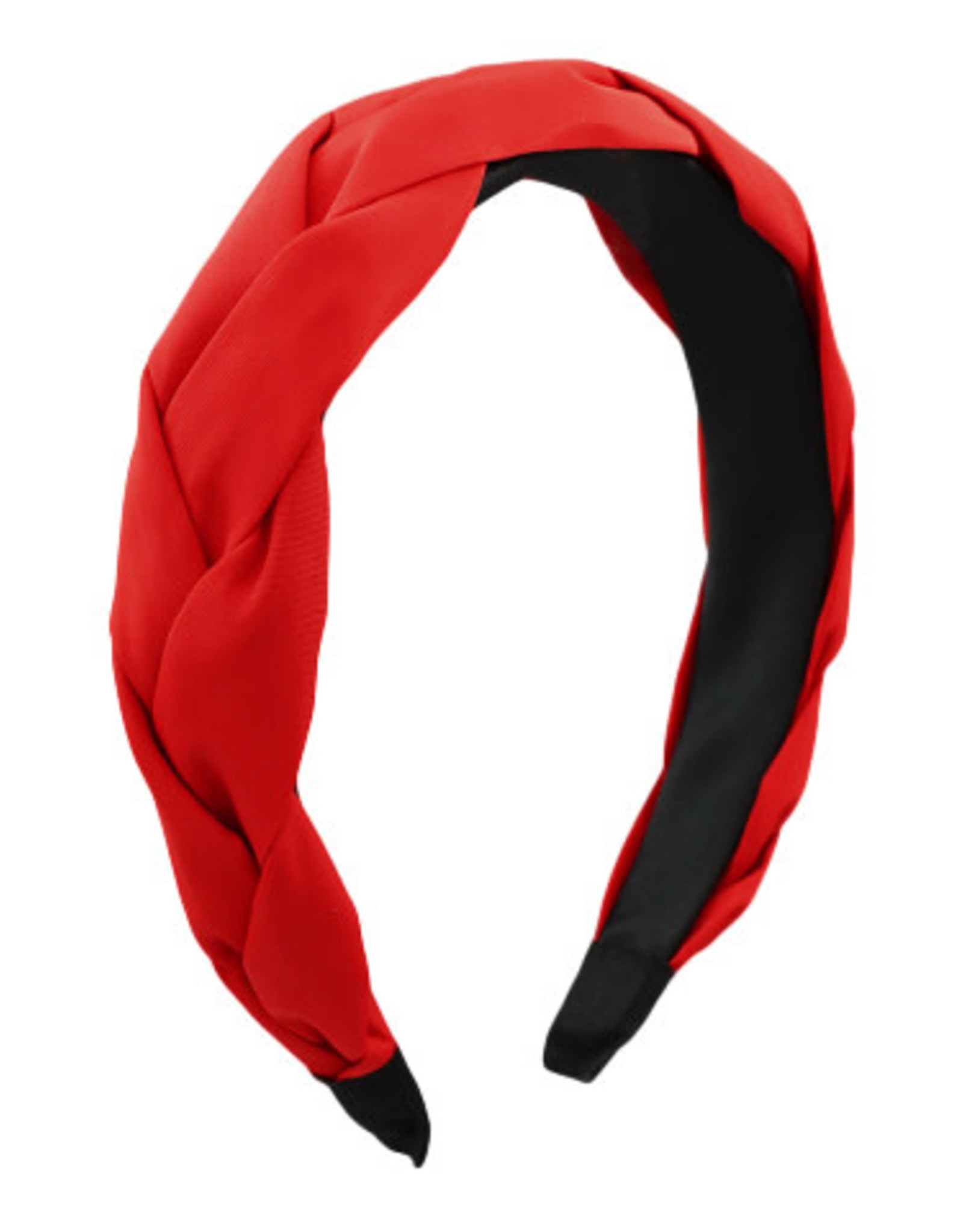 Scallop Headband in Red