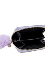 Zomi Gems Shiny Heart Wallet in Purple