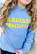 Radiate Positivity Sweatshirt in Blue