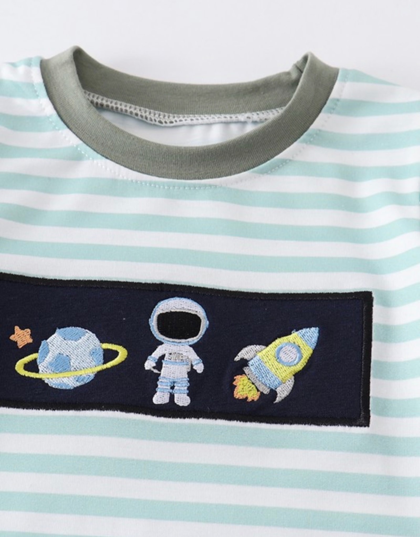 Honeydew Caleb Astronaut Romper