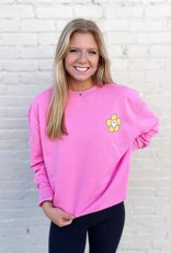 Anything is Possible Sweatshirt in Bubblegum Pink