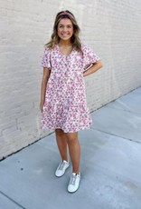 Hayden Abby Dress in Pink Floral