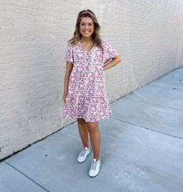 Hayden Abby Dress in Pink Floral