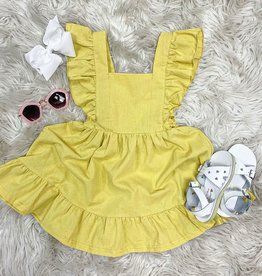 Honeydew Allison Dress in Yellow