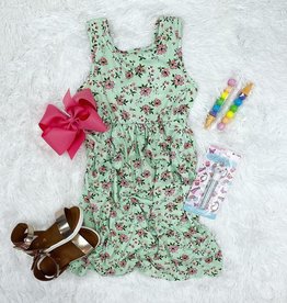 Janie Dress in Pink Floral