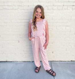 Hayden Peyton Smock Jumpsuit in Mauve