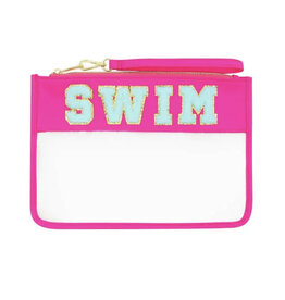 Varsity Collection Cosmetic Pool Swim Clear Bag