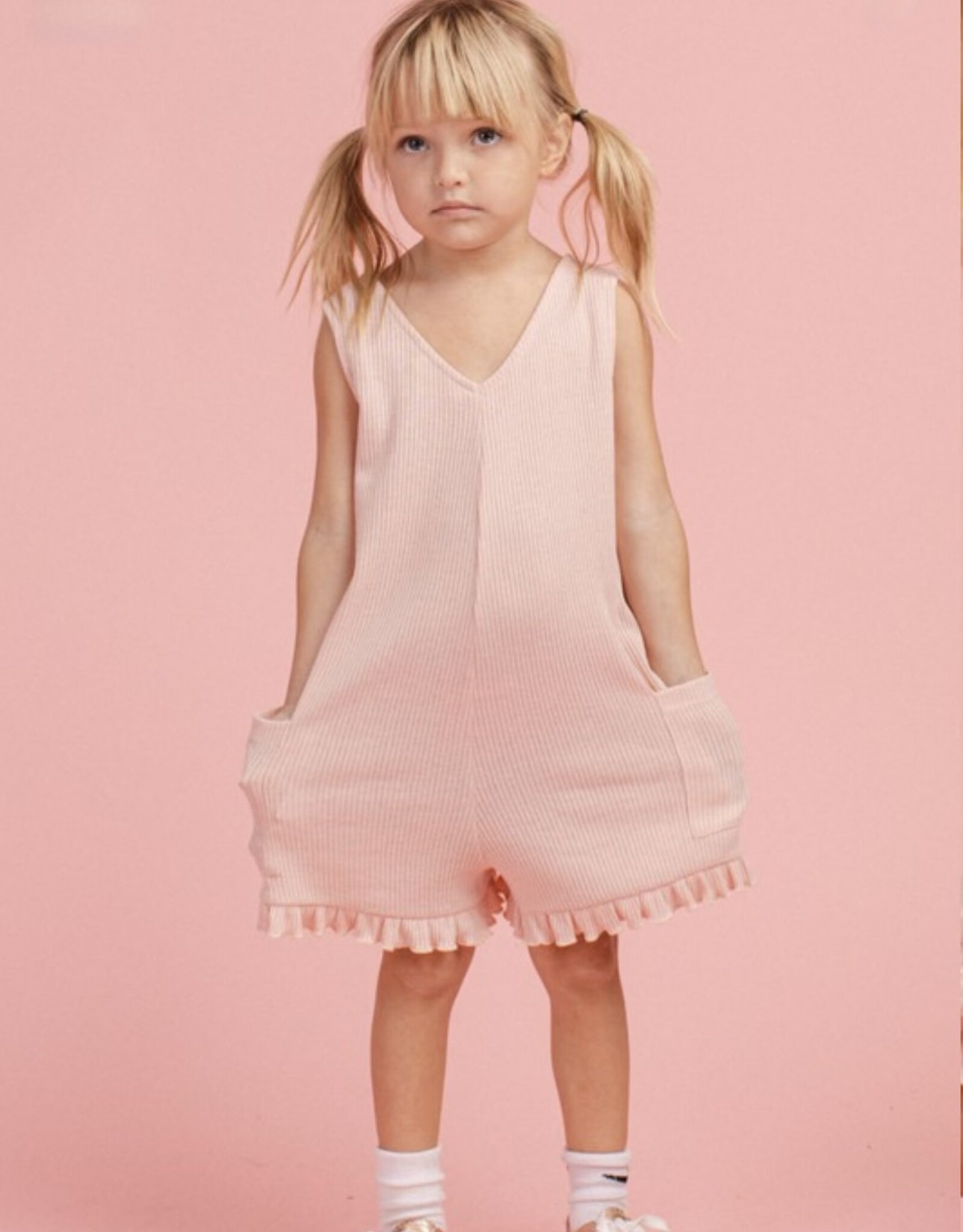 Oddi Makenzie Romper in Blush