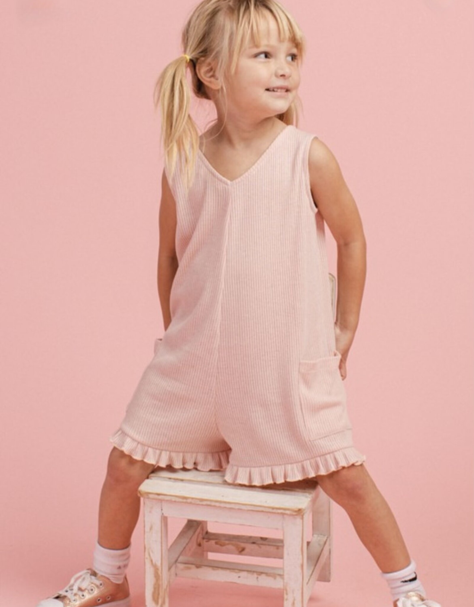 Oddi Makenzie Romper in Blush