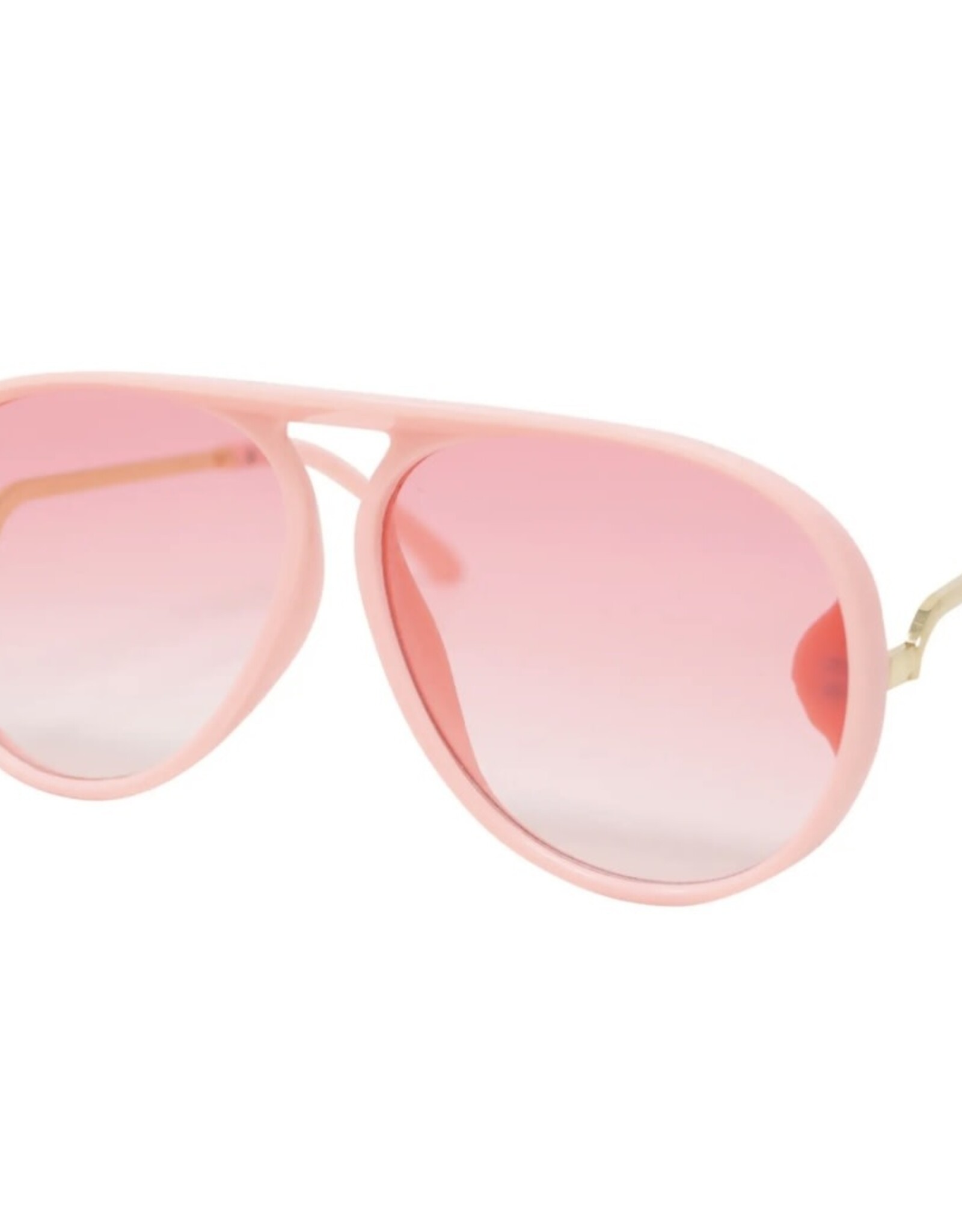 Zomi Gems Aviator Teardrop Sunglasses in Pink