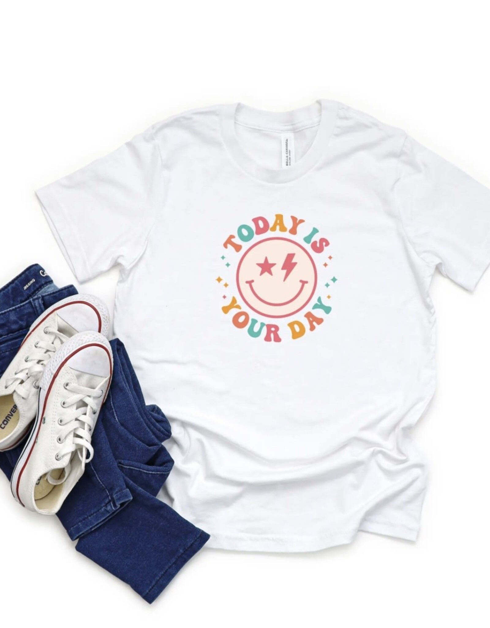 Today is Your Day Graphic Tee in White