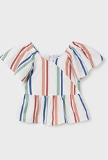 Mayoral Jenna Top in Multi Stripe