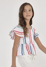 Mayoral Jenna Top in Multi Stripe