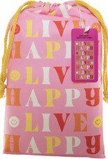 Katydid Live Happy Quick Dry Beach Towel