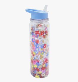 Packed Party Little Letters Confetti Water Bottle with Straw