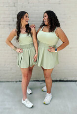 Lilah Tennis Dress in Sage