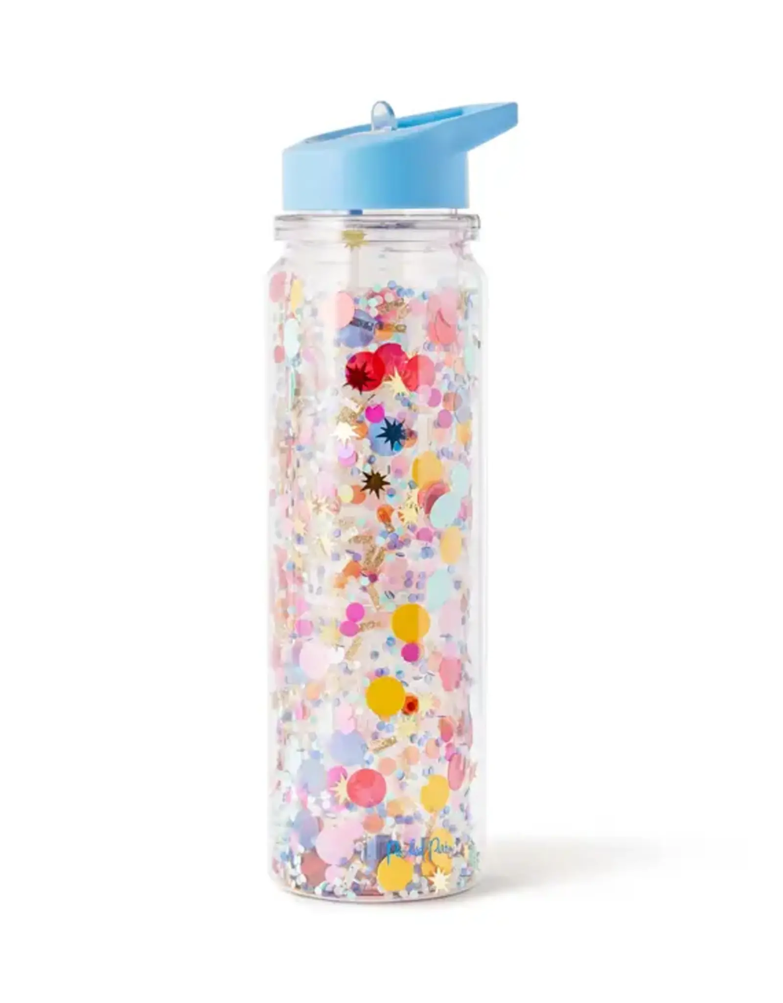 Celebrate Confetti Water Bottle with Straw - Marlee Janes