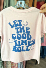 Let The Good Times Roll Tee in Pink