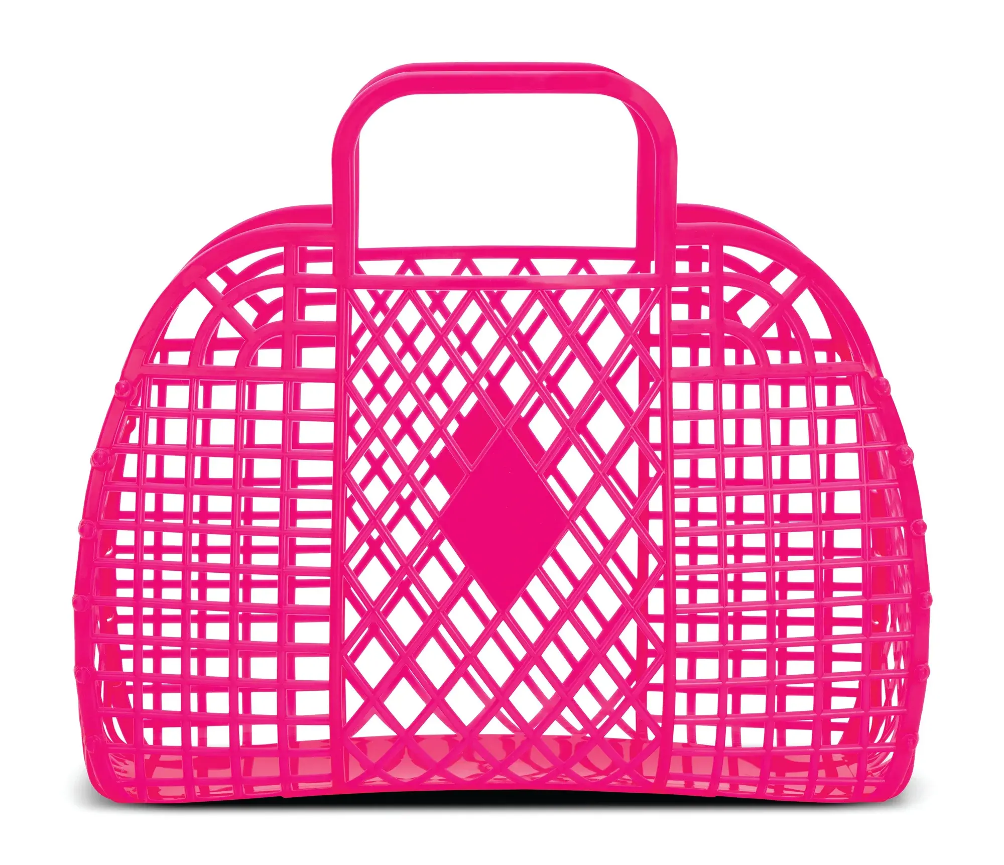Pink Neon Large Jelly Bag Marlee Janes
