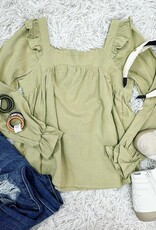 Hayden Stella Top in Olive