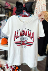 Alabama Roll Tide Vintage Tee in White