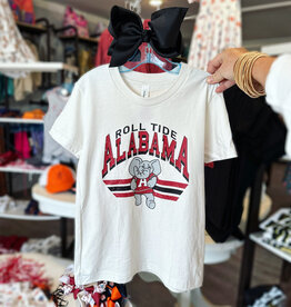 Alabama Roll Tide Vintage Tee in White
