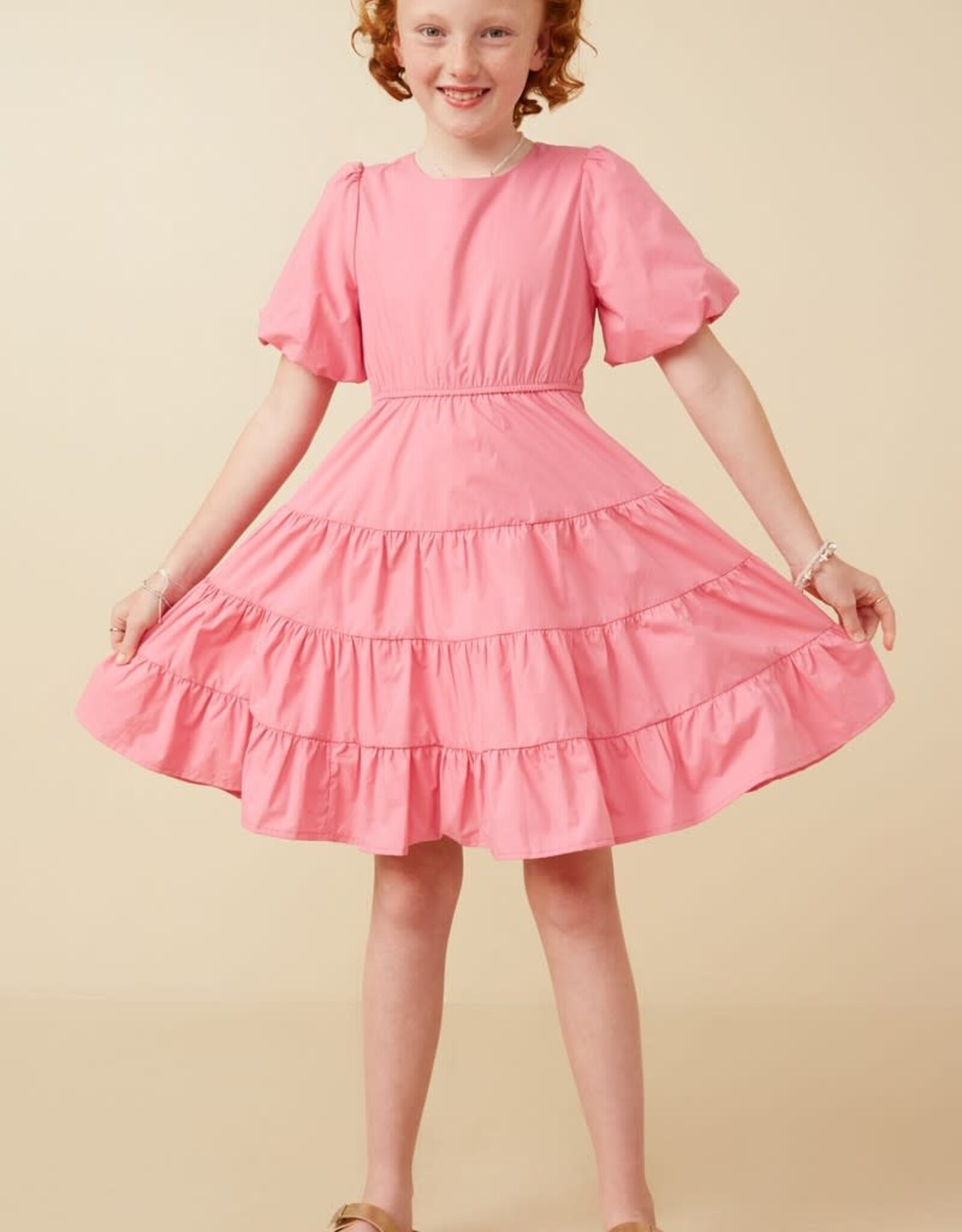 Hayden Carter Dress in Bubblegum Pink