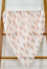 Somewhere Over The Rainbow Baby Swaddle Blanket