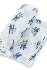 Up, Up, Up and Away Baby Swaddle Blanket