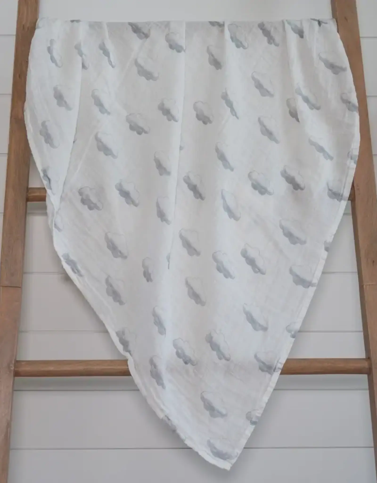 When Skies Are Grey Baby Swaddle Blanket