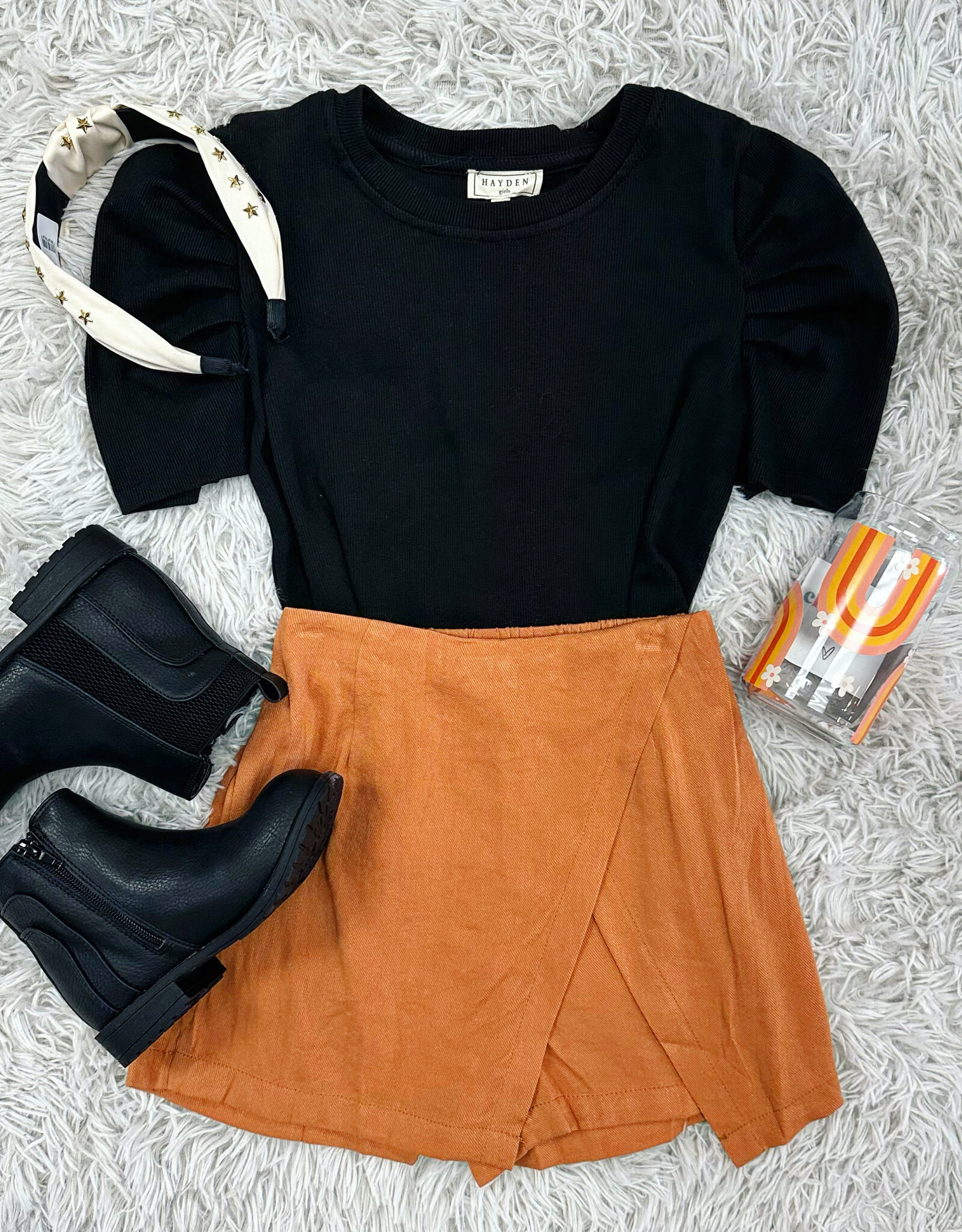 Hayden Kasey Skirt in Rust