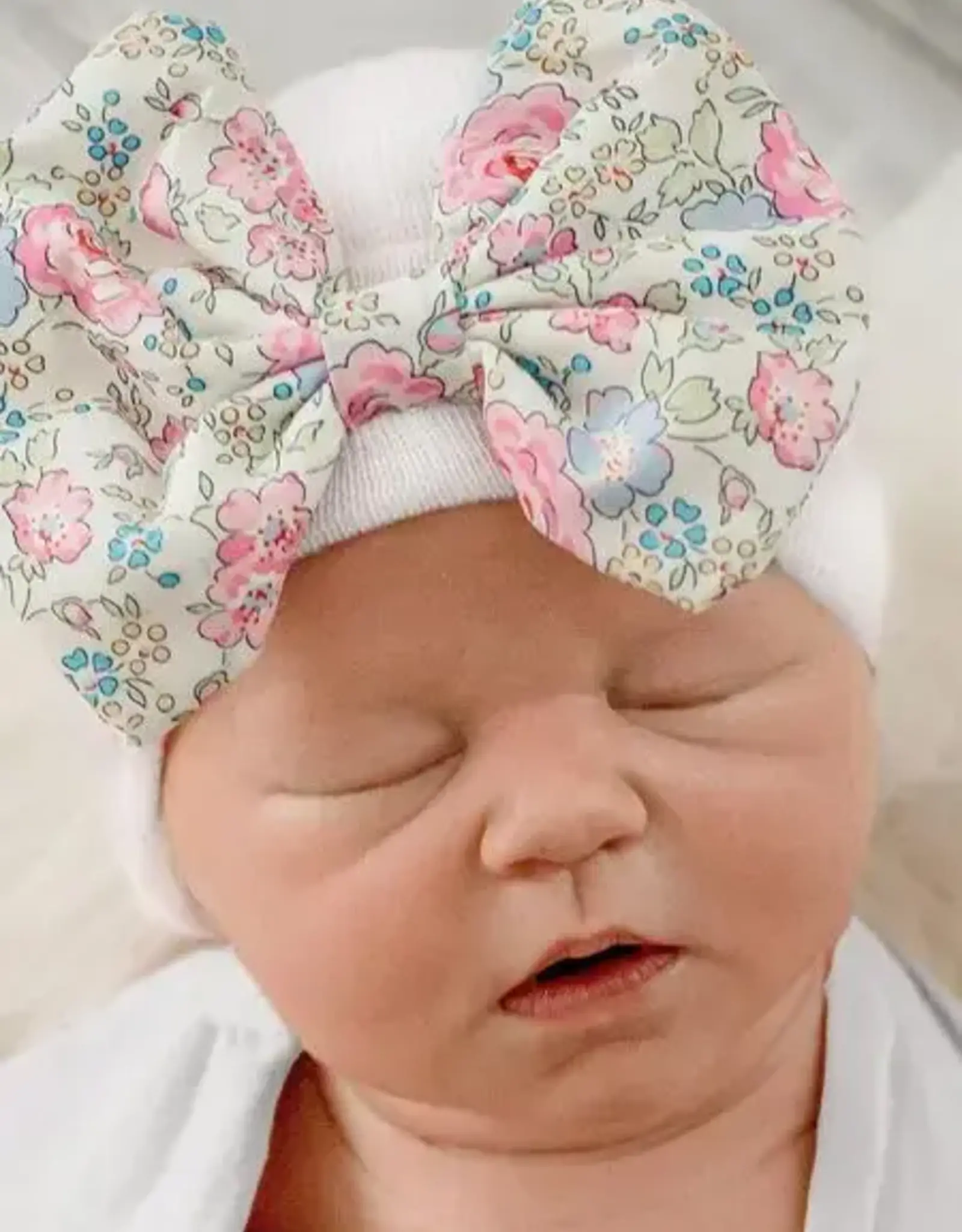 iLYBEAN Precious Floral Bow Beanie