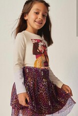 Mayoral Preston Skirt in Purple Floral